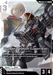 Gundam Sandrock Custom (EW) - GD05-071 - Unknown (Link Rare Alt Art) - Freedom Ascension