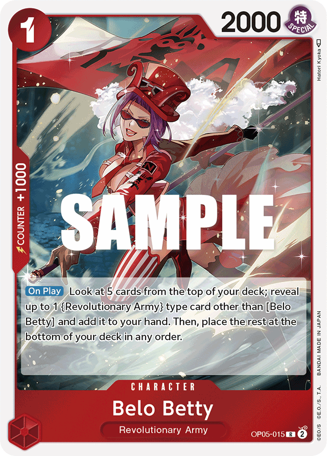 Belo Betty - OP05-015 - Rare - Awakening of the New Era