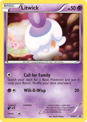 Litwick - BW27 - BW Black Star Promos