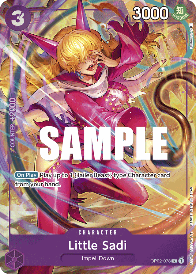 Little Sadi - OP02-073 - Rare (Alternate Art) - Paramount War