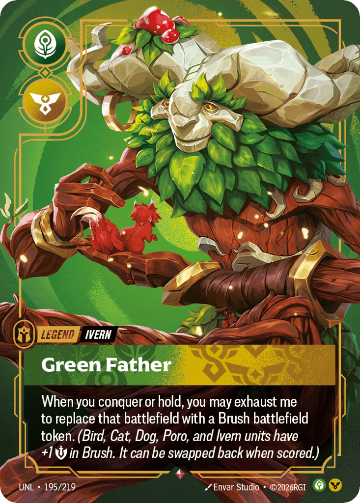 Green Father - 195/219 - Rare - Unleashed