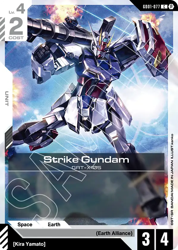 Strike Gundam - GD01-077 - Common (Beta) - Newtype Rising