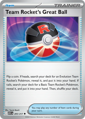Team Rocket's Great Ball - 205/217 - Ascended Heroes