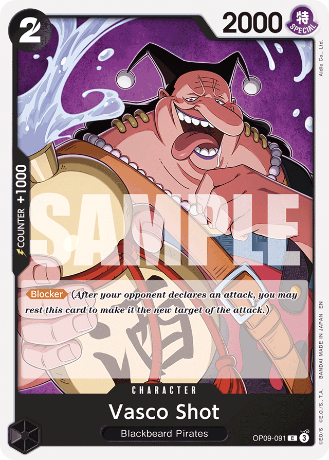 Vasco Shot - OP09-091 - Common (Reprint) - Emperors In The New World