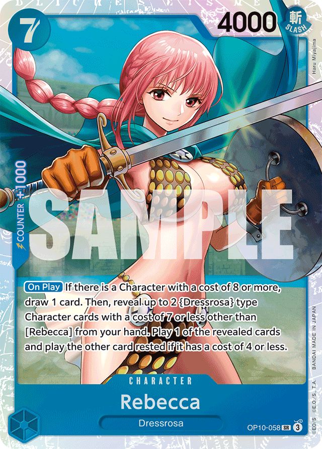 Rebecca - OP10-058 - Super Rare - Royal Blood