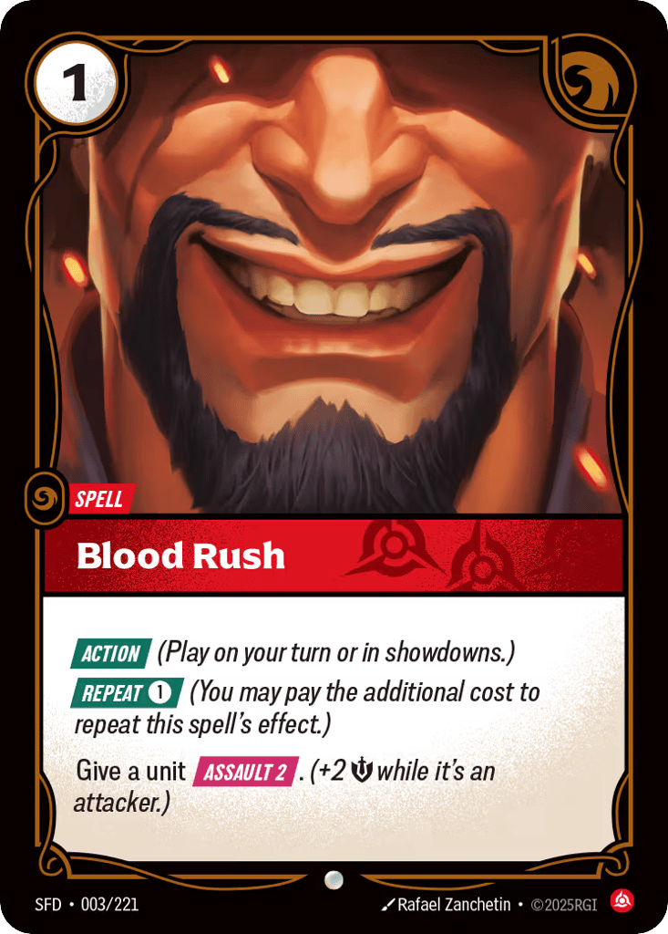 Blood Rush - 003/221 - Common - Spiritforged
