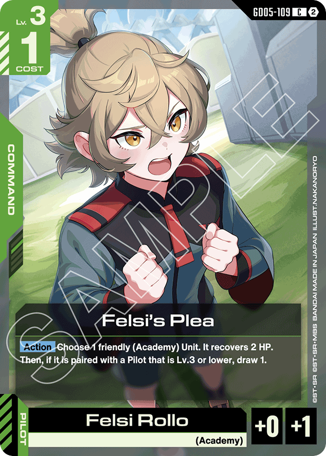 Felsi's Plea - GD05-109 - Common - Freedom Ascension