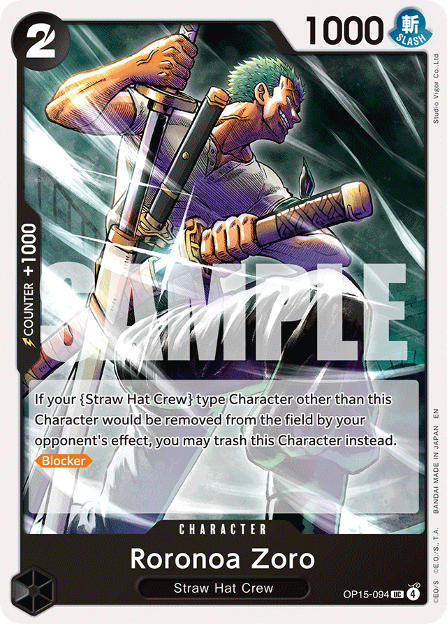 Roronoa Zoro - OP15-094 - Uncommon - Adventure on Kami's Island