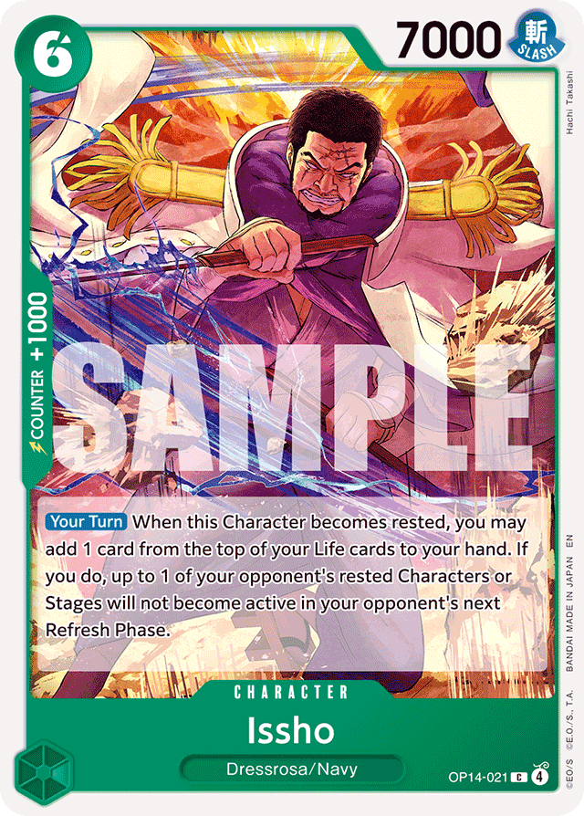 Issho - OP14-021 - Common - The Azure Sea's Seven