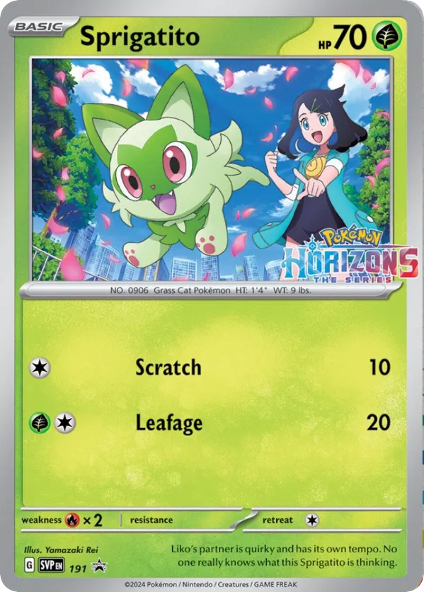 Sprigatito - 191 - Scarlet & Violet Black Star Promos