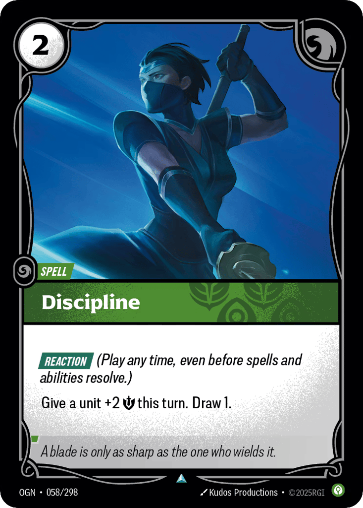 Discipline - 058/298 - Uncommon - Origins