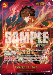 Portgas.D.Ace - ST15-005 - Super Rare (Third Anniversary) - RED Edward.Newgate