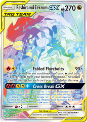 Reshiram & Zekrom-GX - 259/236 - Cosmic Eclipse