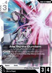 Aile Strike Gundam - GD03-072 - Rare - Steel Requiem