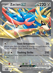 Zacian ex - 198 - Scarlet & Violet Black Star Promos