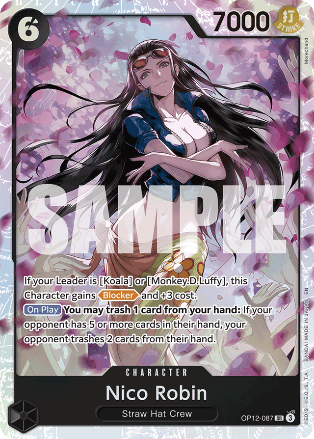 Nico Robin - OP12-087 - Super Rare - Legacy of the Master