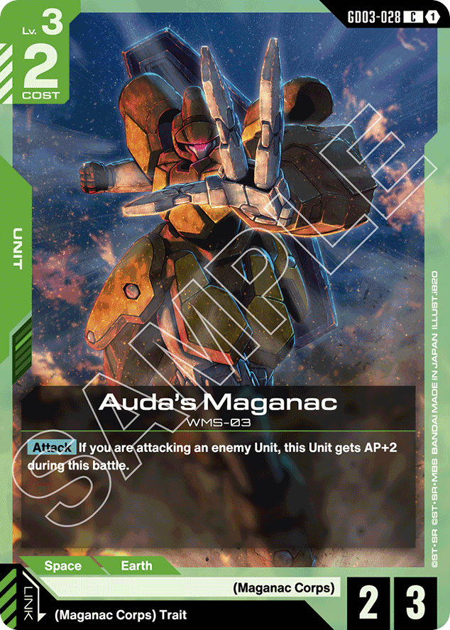 Auda's Maganac - GD03-028 - Common - Steel Requiem