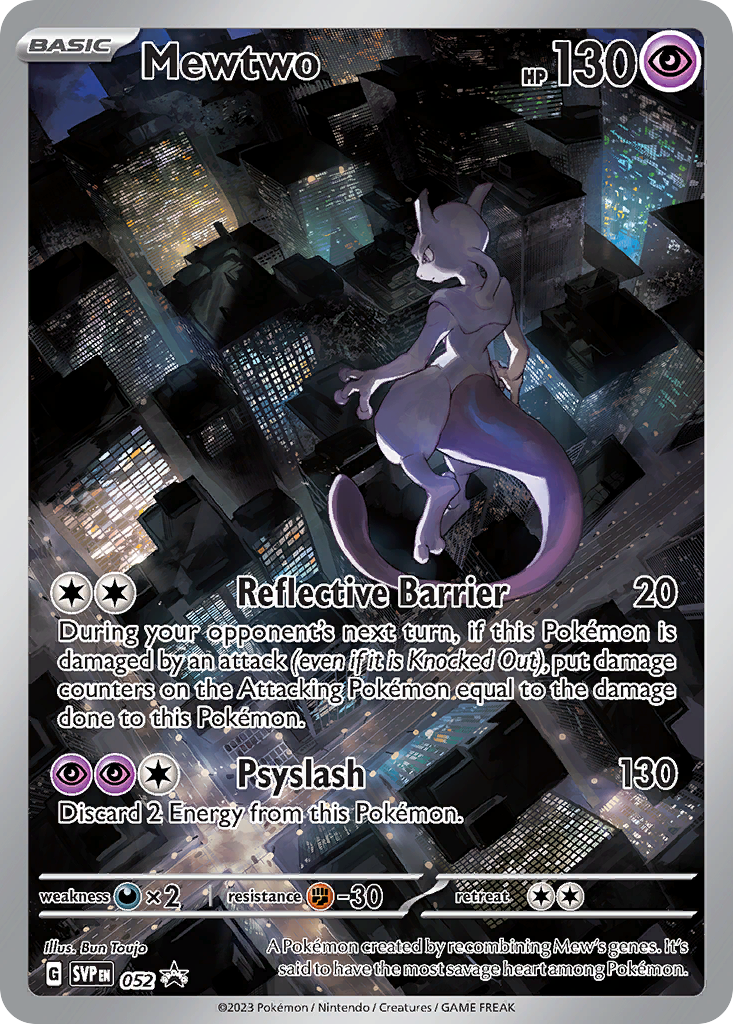 Mewtwo - 052 - Scarlet & Violet Black Star Promos