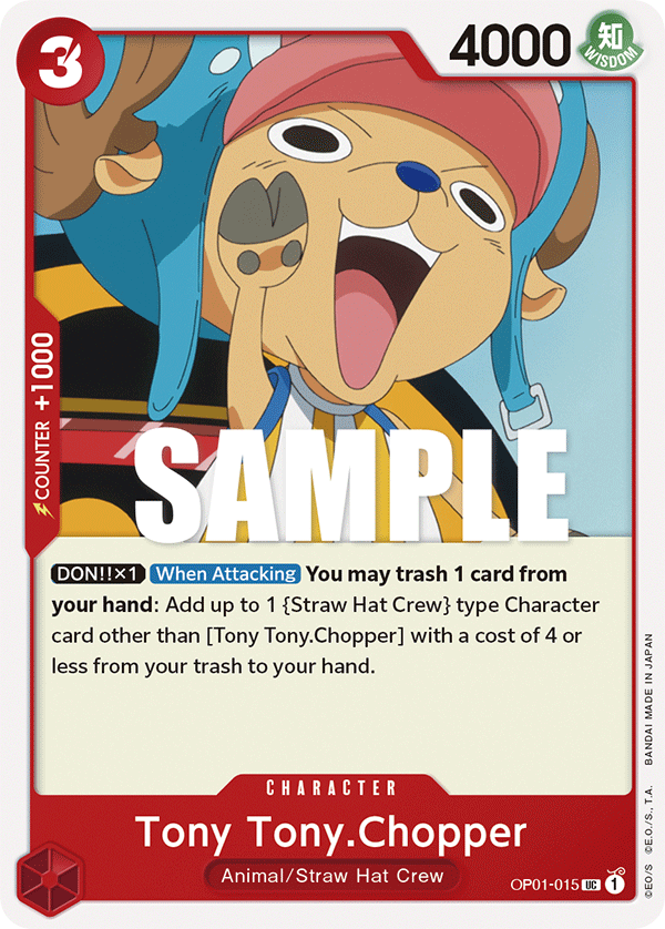 Tony Tony.Chopper - OP01-015 - Uncommon - Romance Dawn