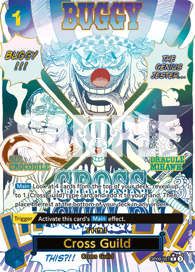 Cross Guild - OP09-057 - Rare (Premium Alt Art) - Emperors In The New World