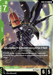 Gundam Deathscythe Hell - GD03-021 - Rare - Steel Requiem
