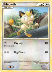 Meowth - 075/123 - HeartGold & SoulSilver