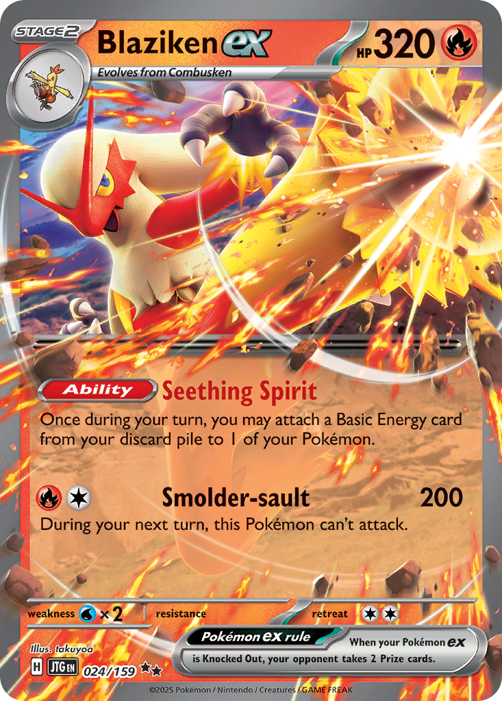 Blaziken ex - 024/159 - Journey Together