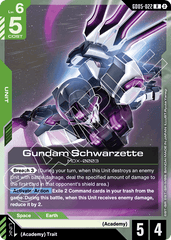 Gundam Schwarzette - GD05-022 - Rare - Freedom Ascension