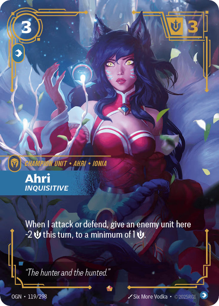 Ahri, Inquisitive - 119/298 - Epic - Origins