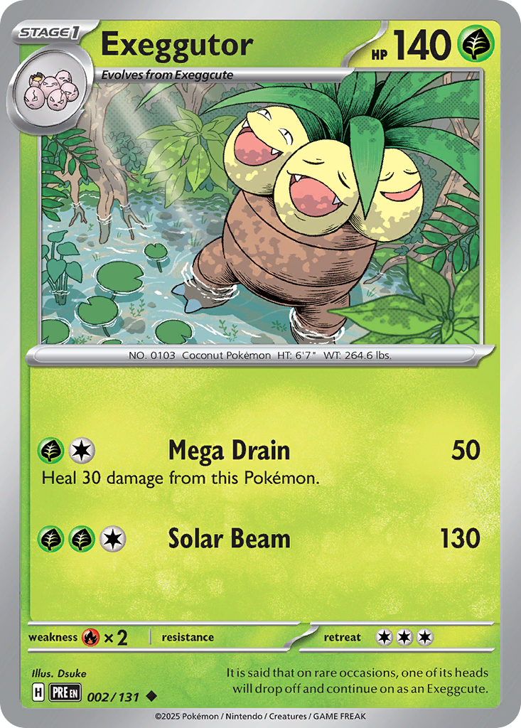 Exeggutor - 002/131 - Prismatic Evolutions