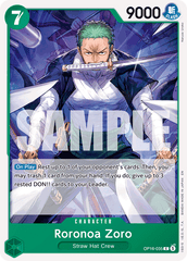 Roronoa Zoro - OP16-035 - Common - The Time Of Battle
