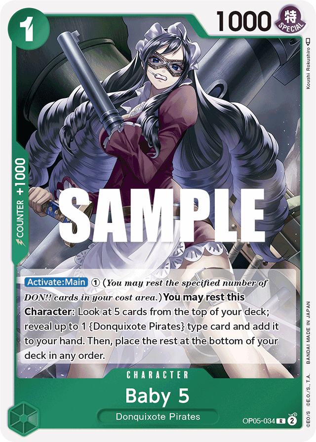 Baby 5 - OP05-034 - Rare - Awakening of the New Era