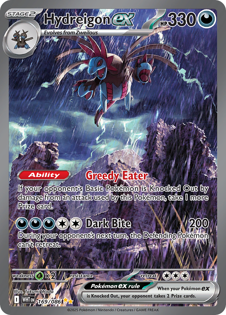 Hydreigon ex - 169/86 - White Flare