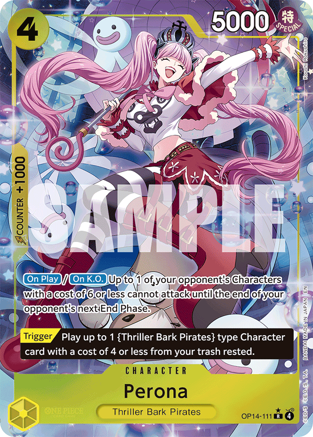 Perona - OP14-111 - Rare (Alternate Art) - The Azure Sea's Seven