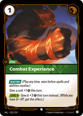 Combat Experience - 031/219 - Common - Unleashed