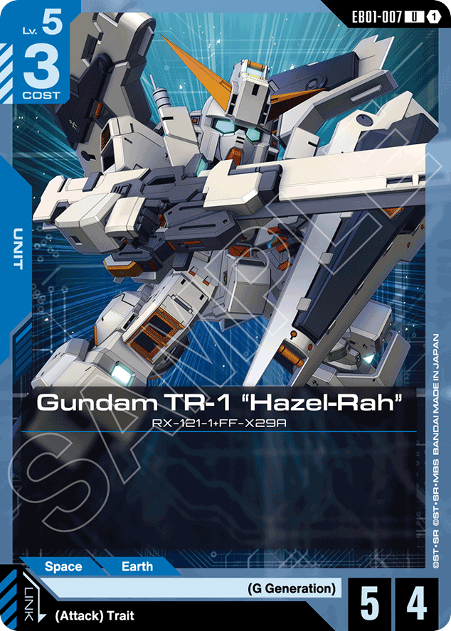 Gundam TR-1 "Hazel-Rah" - EB01-007 - Uncommon - Eternal Nexus