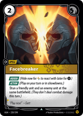 Facebreaker - 220/298 - Uncommon - Origins