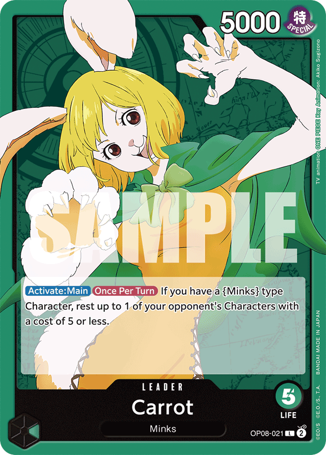 Carrot - OP08-021 - Leader - Two Legends