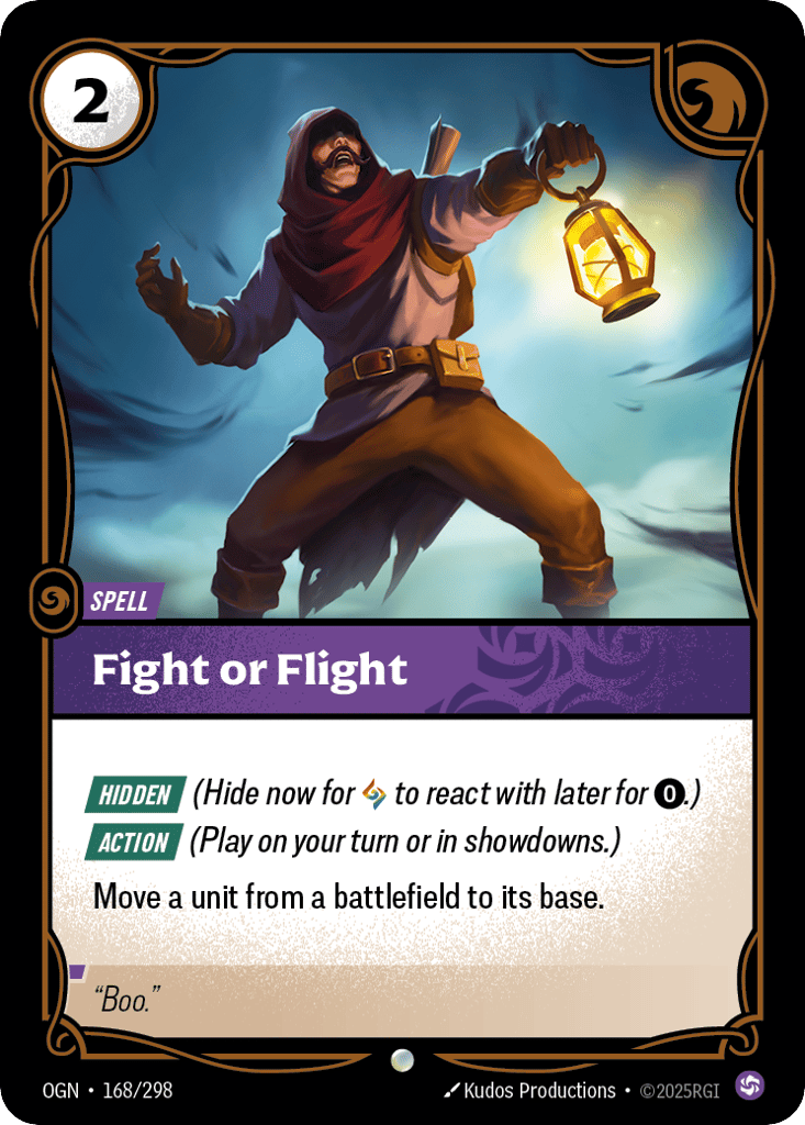 Fight Or Flight - 168/298 - Common - Origins