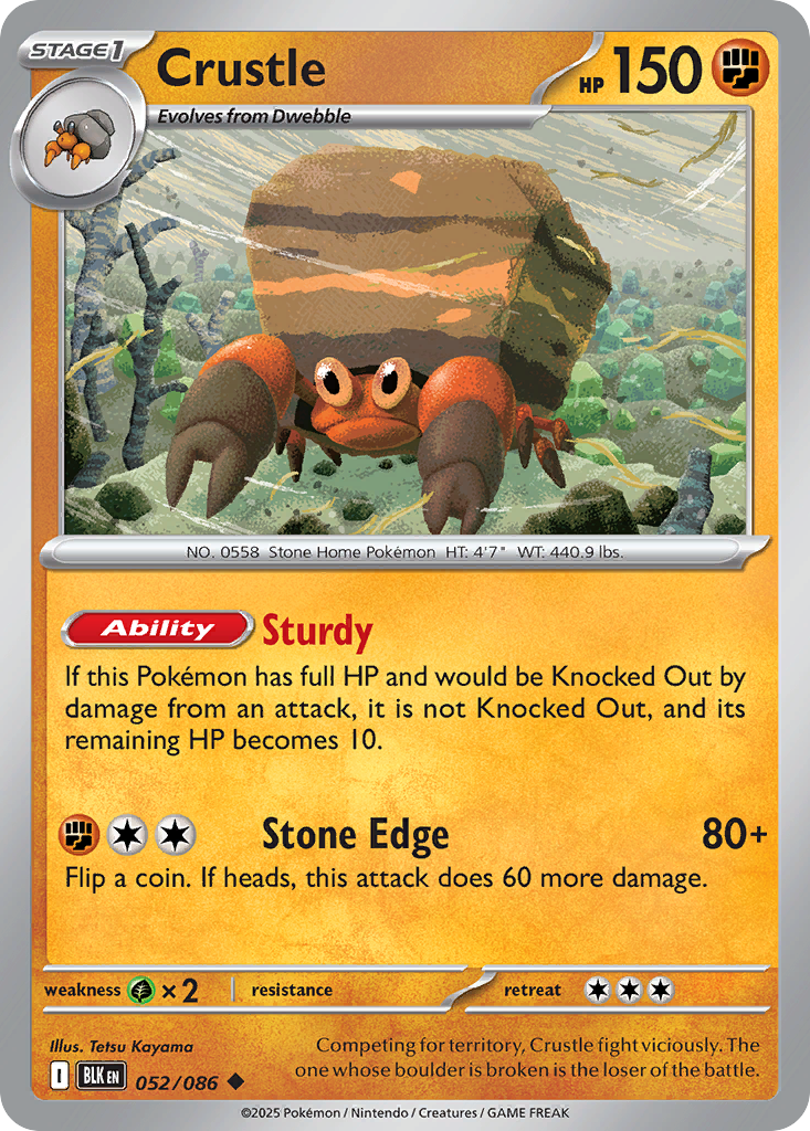 Crustle - 52/86 - Black Bolt