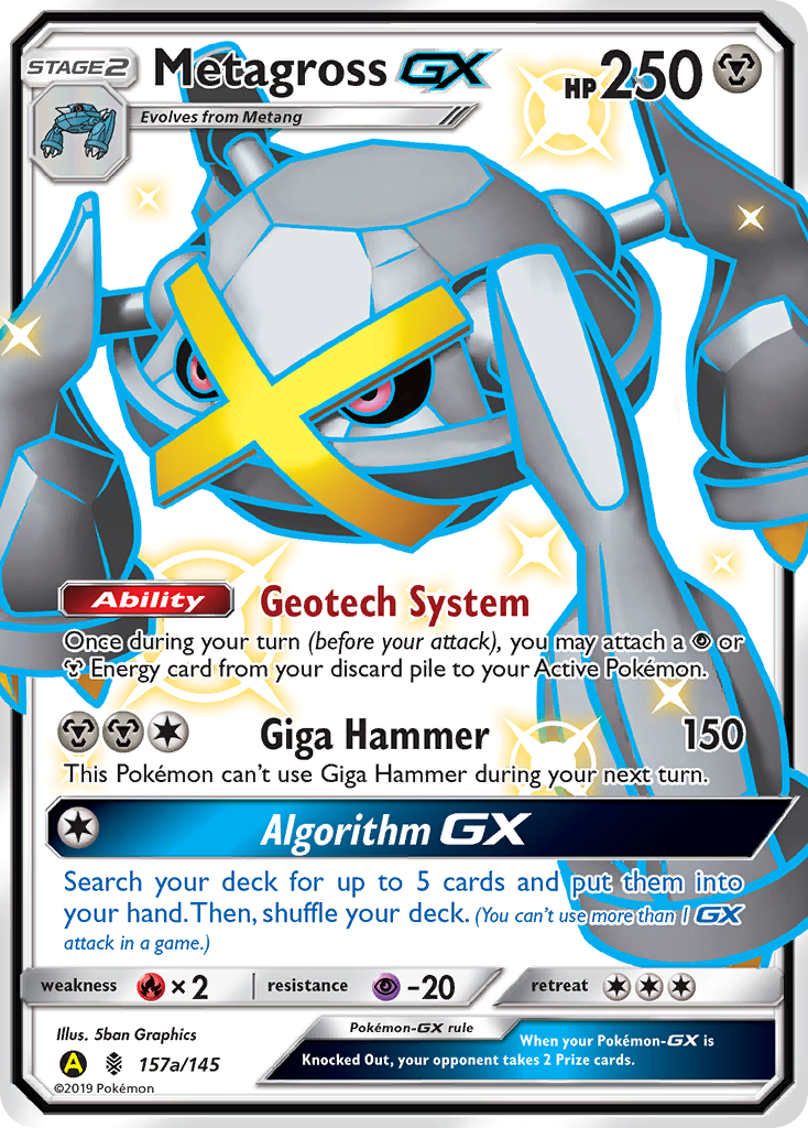 Metagross-GX - 157a/145 - Guardians Rising