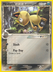 Meowth δ - 071/110 - Holon Phantoms
