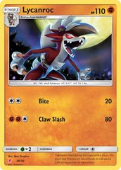 Lycanroc - 30/30 - SM Trainer Kit Lycanroc