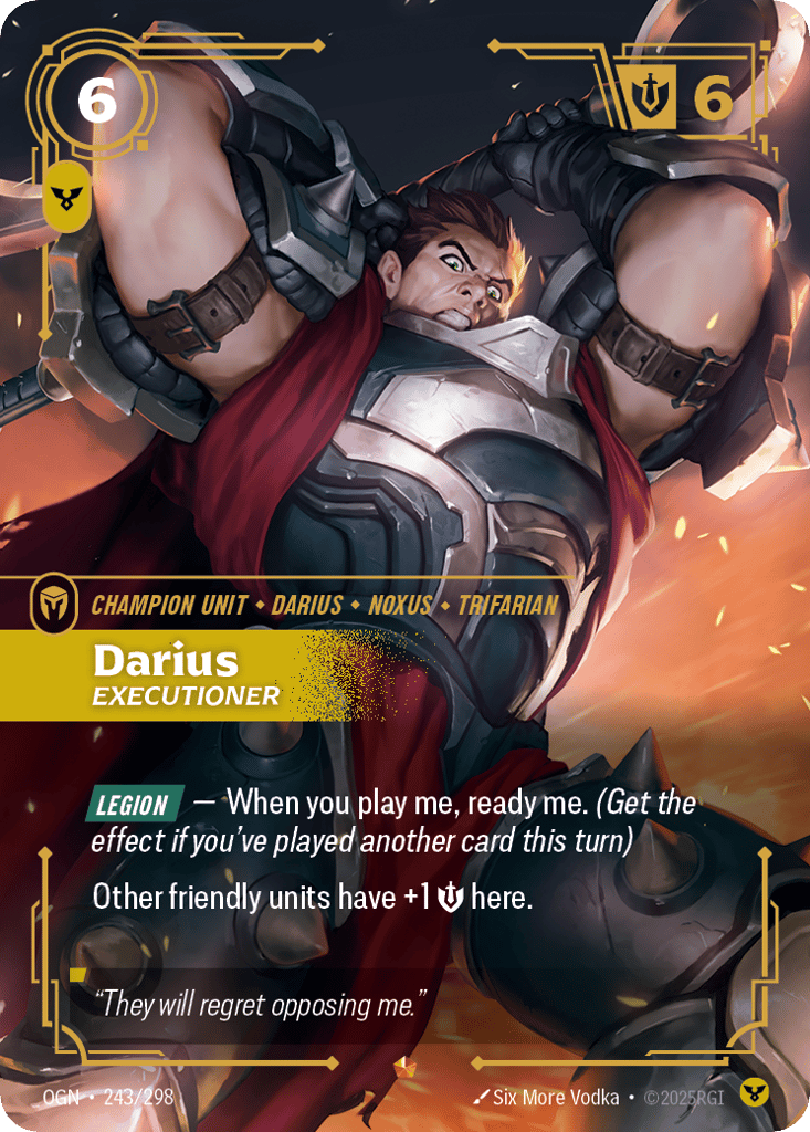 Darius, Executioner - 243/298 - Epic - Origins