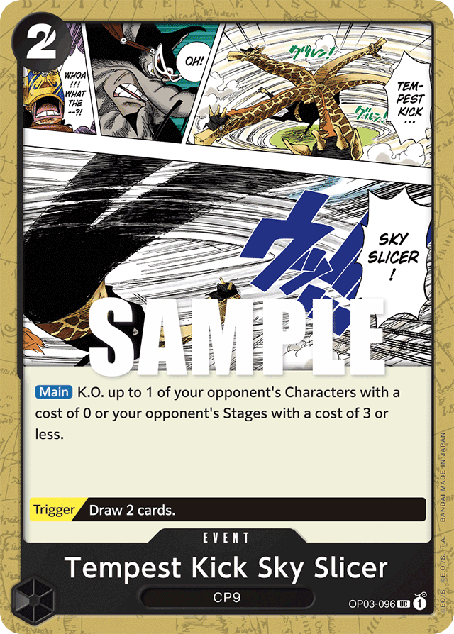 Tempest Kick Sky Slicer - OP03-096 - Uncommon - Pillars of Strength