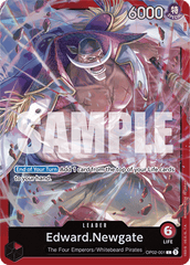 Edward.Newgate - OP02-001 - Leader (Starter Deck) - Paramount War