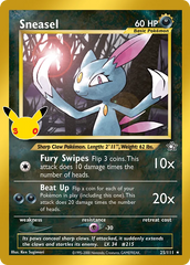 Sneasel - 025/111 - 30th Celebration: Classic Collection