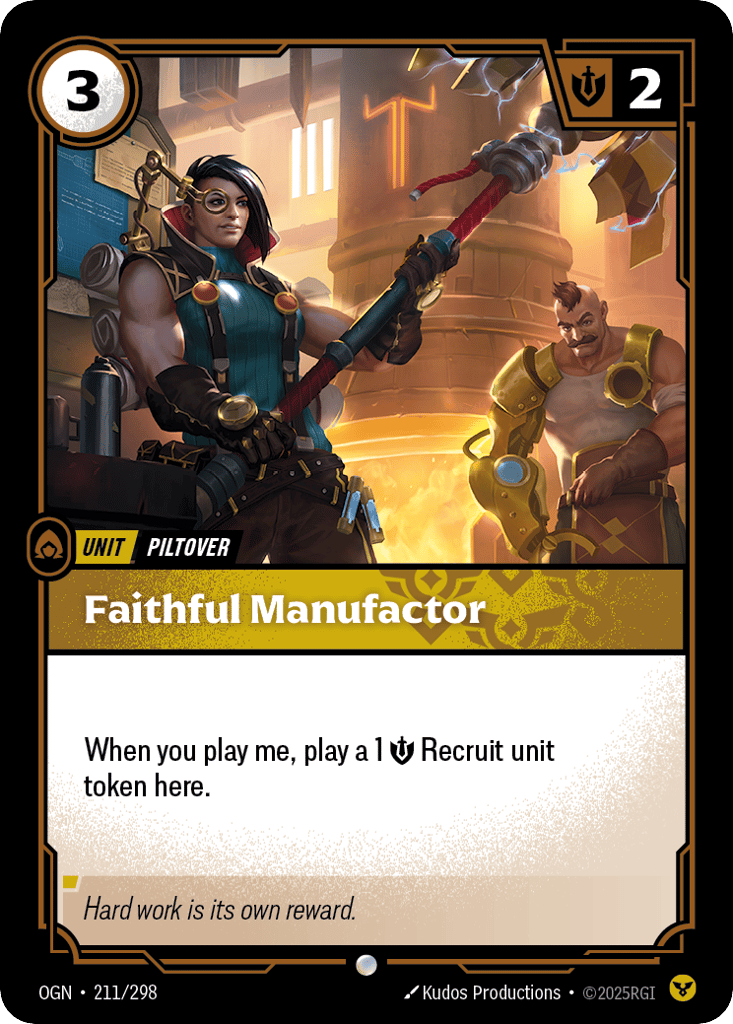 Faithful Manufactor - 211/298 - Common - Origins