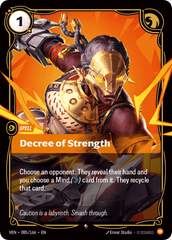 Decree Of Strength - 085/166 - Rare - Vendetta