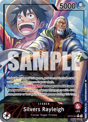 Silvers Rayleigh - OP12-001 - Leader (Alternate Art) - Legacy of the Master